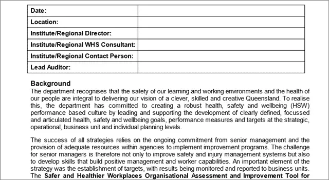 audit planning meeting