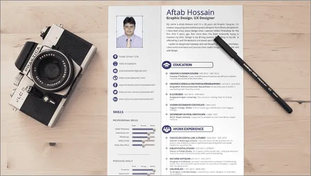 36 photoshop resume template