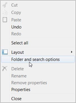 folder-and-search-option-link-under-organize