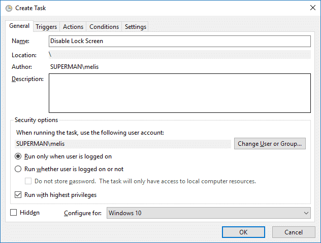 Create Task Create Task