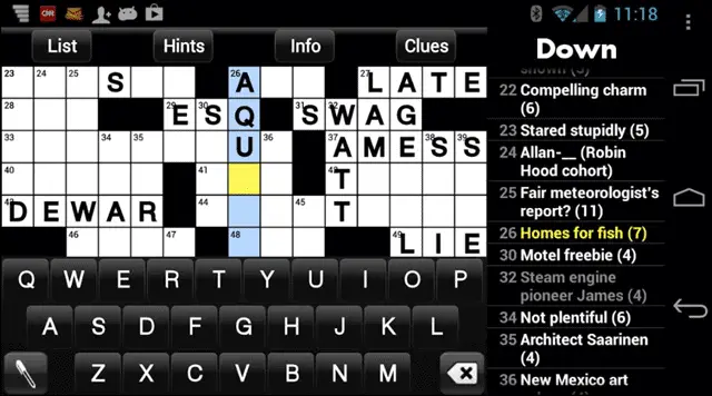 crossword puzzles android