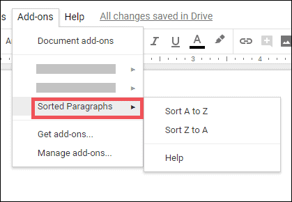 list alphabetizer for how to alphabetize in google docs