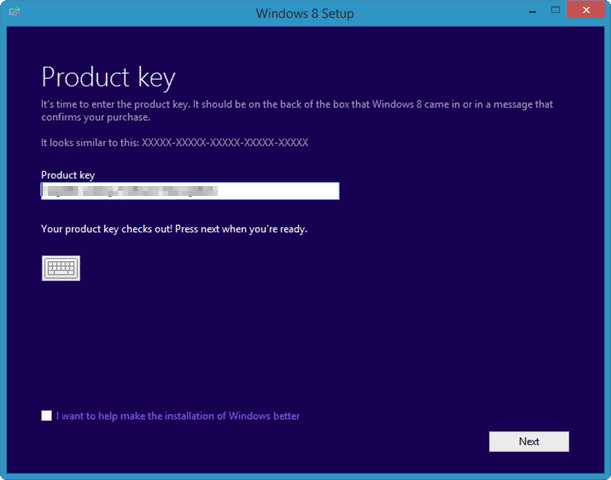confirming-product-key