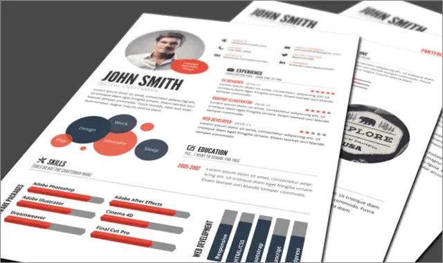 5 creative resume template