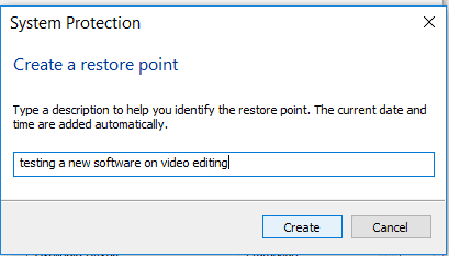 5 turn on system restore