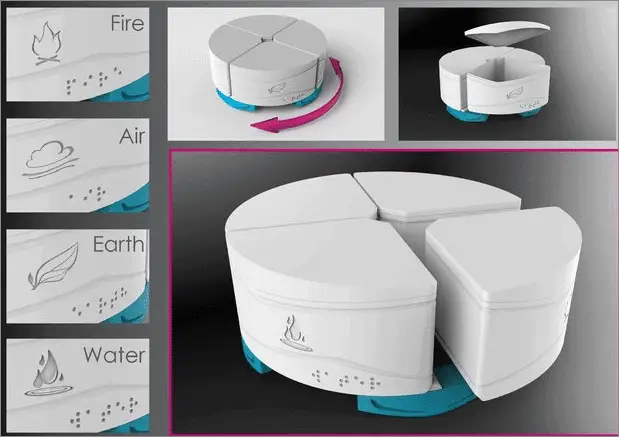 Four Elements- Fridge Organizer cool things to 3d print