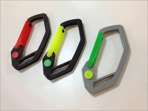 carabiner cool things to 3d print