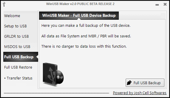 Full USB Backup