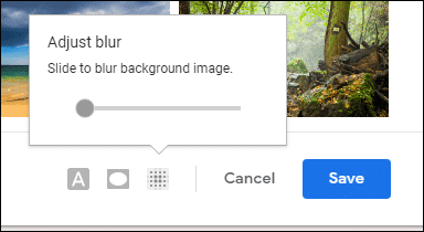 adjust blur on background image