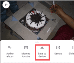 how to download photos from google photos on phone