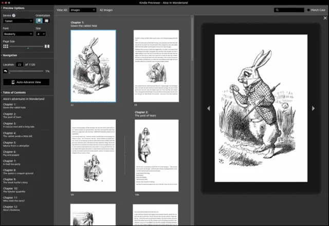 kindle previewer