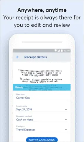 receipts by wave best receipt scanner app