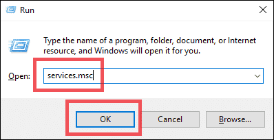 run services command when your windows license will expire soon