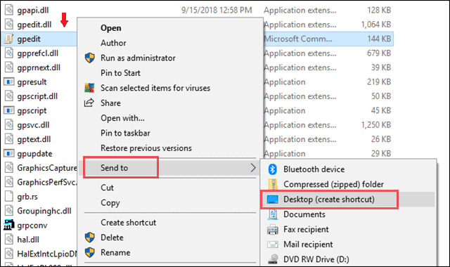 edit user group policy windows 10