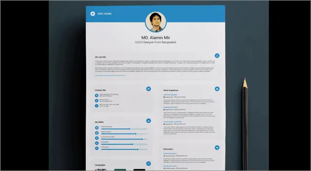 7 basic resume template