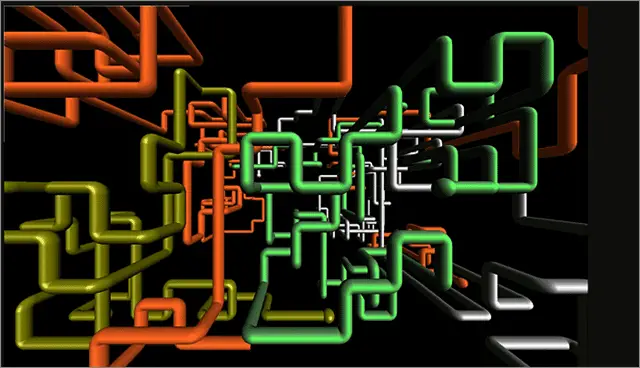 3D Pipes best windows 10 screensavers