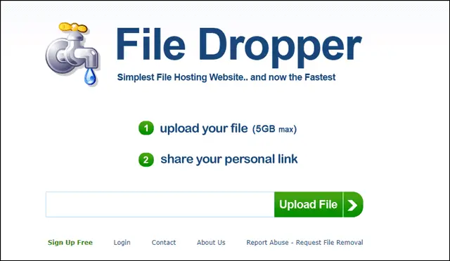 file dropper best file sharing sites