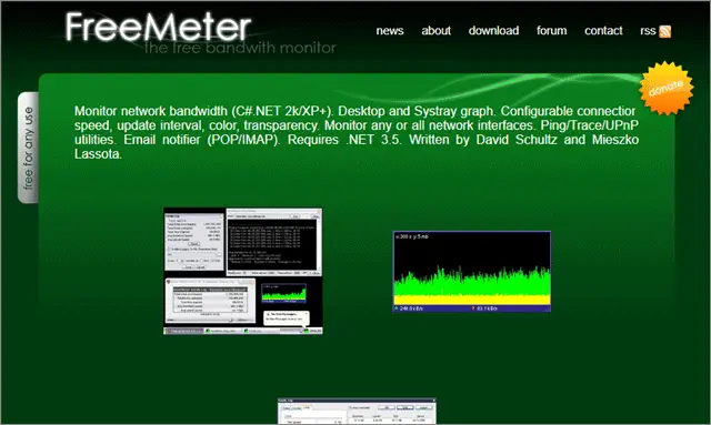 freemeter network bandwidth monitor