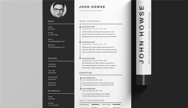 clean adobe indesign templates