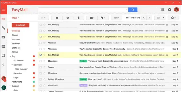 easymail gmail app for windows