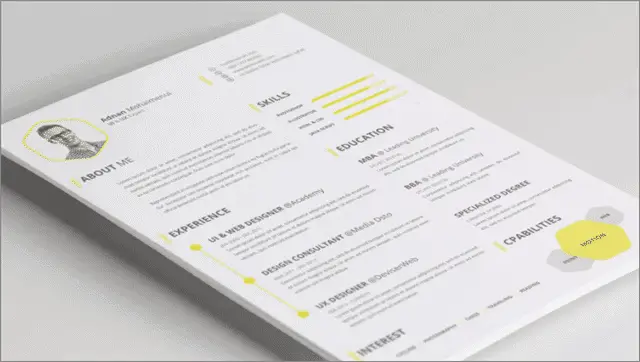 8 resume design templates