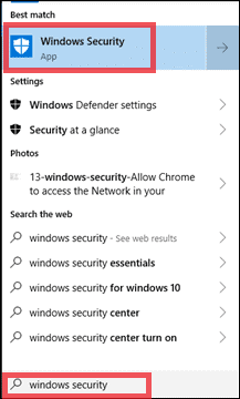 click on Windows Security to fix critical process died windows 11