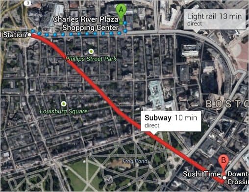 Viewing-Directions-using-new-Google-Maps