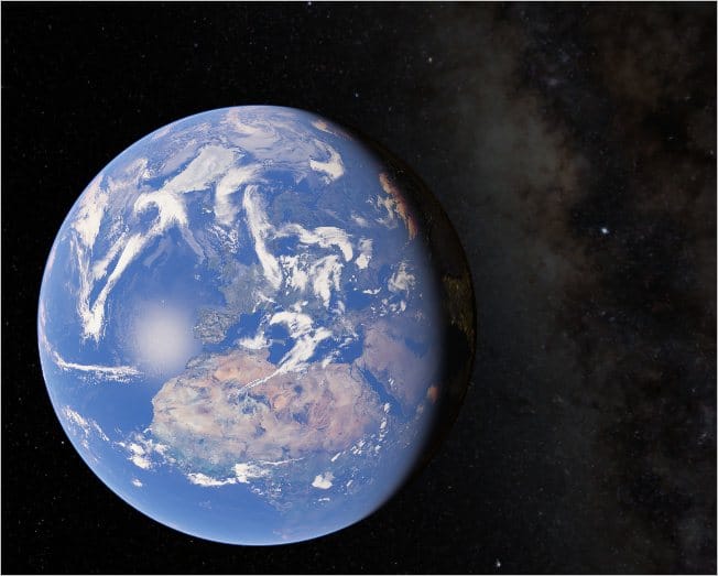 Viewing-Earth-on-New-Google-Maps