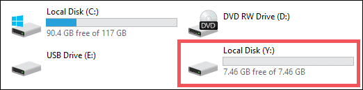 select local disk