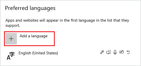 Add a language