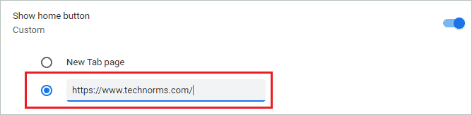 how to add website to google chrome new tab page Adding a custom address in homepage