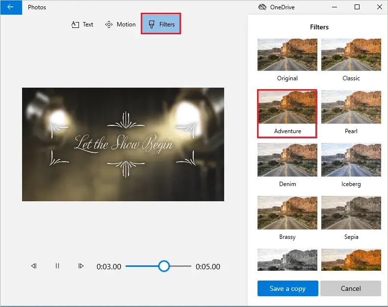 Apply the filter to your image