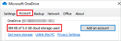 Available cloud storage