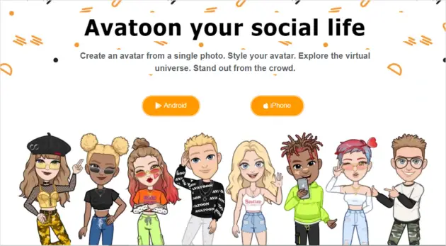 Avatoon to create avatar from photo
