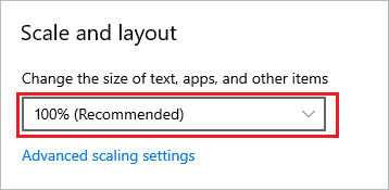 Change the size of the icon via settings