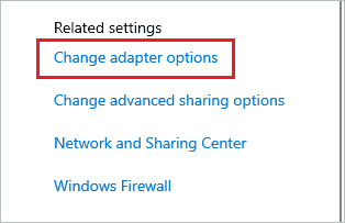 Open Change adapter options