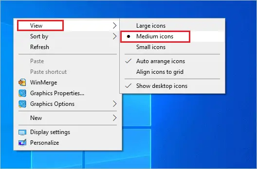 Change icon size for How To Zoom Out On A PC