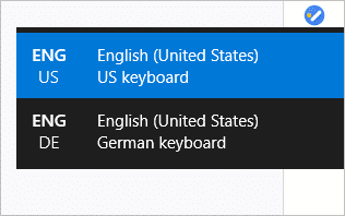 Changing the keyboard layout