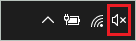 Check if the volume is muted
