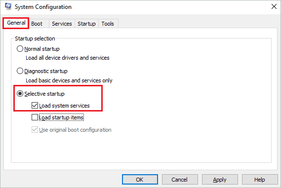 Select Selective startup