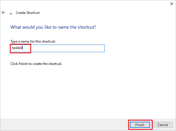 Name the shortcut to how to force quit a program on windows