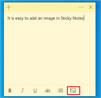 Click on the image icon