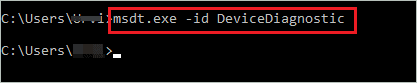 Command to run Hardware and Devices Troubleshooter
