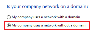 Computer without domain