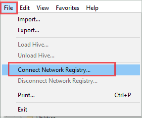 Connect Network Registry