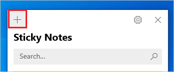 Add a new note