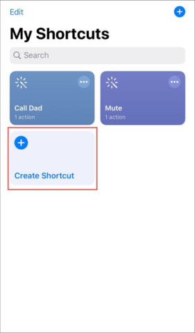 Create a shortcut