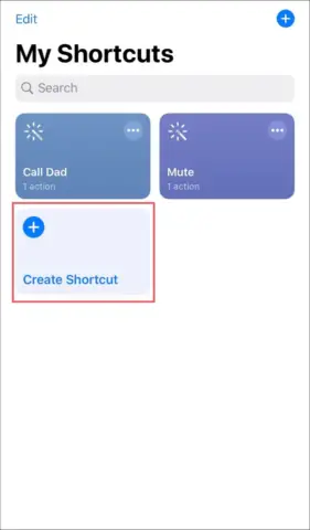 Create a shortcut