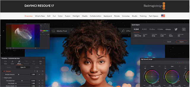 DaVinci Resolve best youtube video editor
