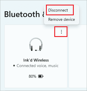 Remove or Disconnect the device for How To Turn On Bluetooth On Windows 11